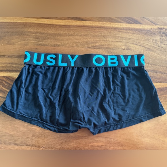NWOT Obviously Everyman Trunks, Black, L - Picture 6 of 6